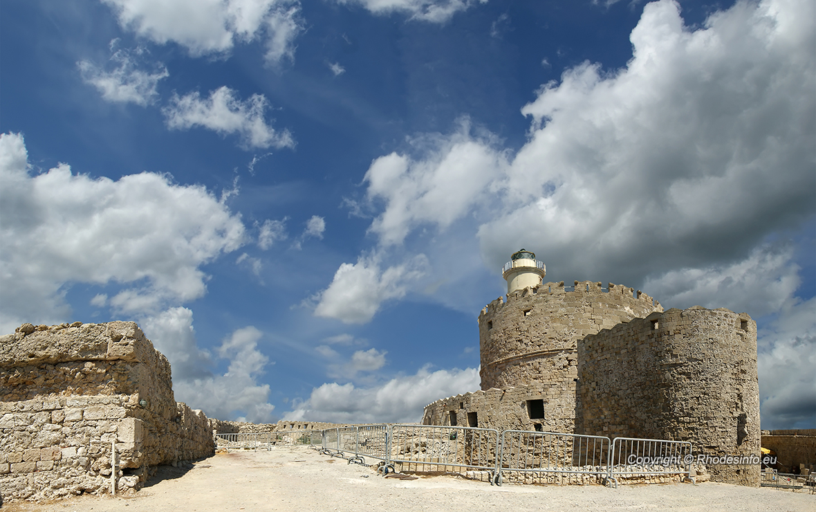Rhodes Tower of St. Nicholas, Greece