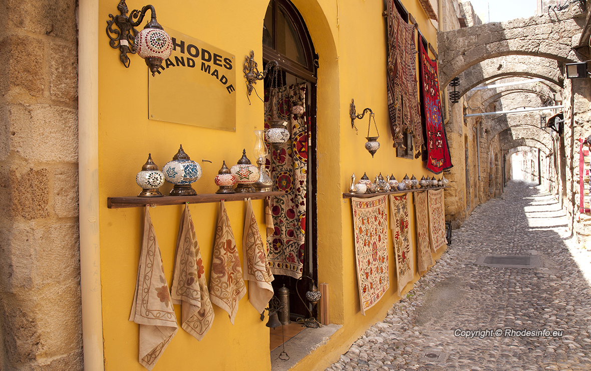 Souvenir Shop in Rhodes, Greece