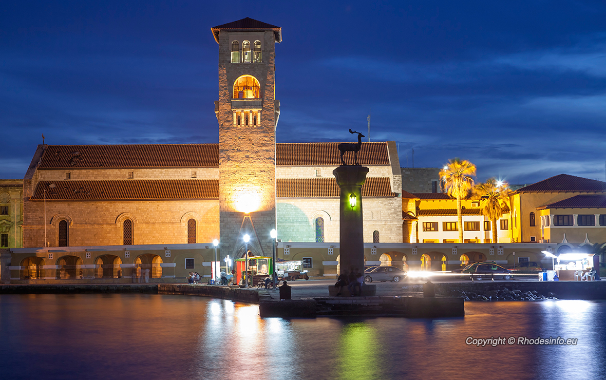 Mandraki Harbour Rhodes