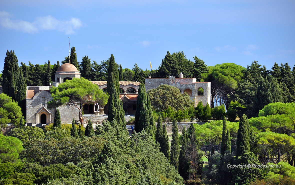 Ialyssos monastery in rhodes greece